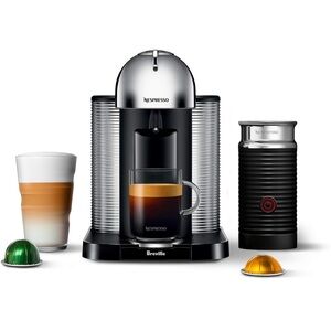 Nespresso VertuoLine Chrome and Black Coffee Maker